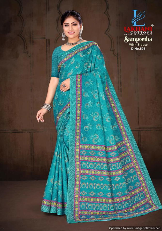 Sampoorna Vol 6 By Lakhani Cotton Printed Daily Wear Sarees Wholesale Market In Surat
